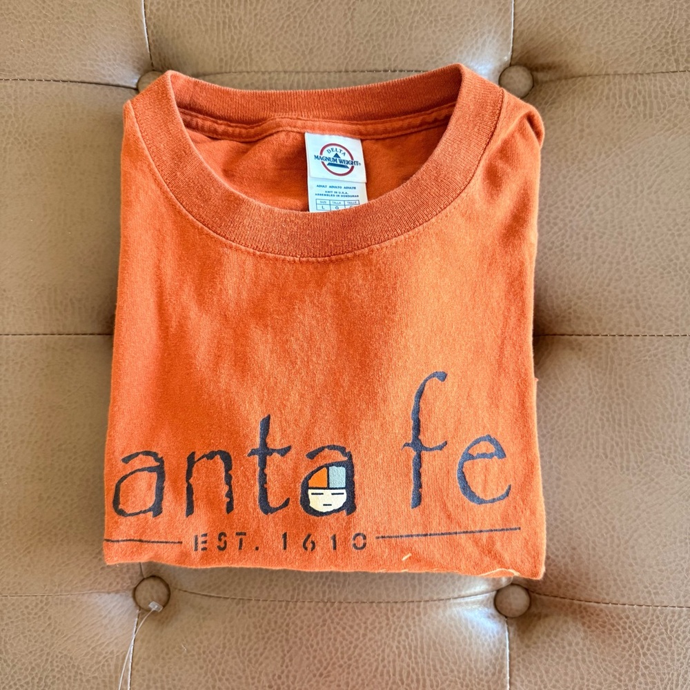 Reworked Tourist Santa Fe Cropped Tee in Size L